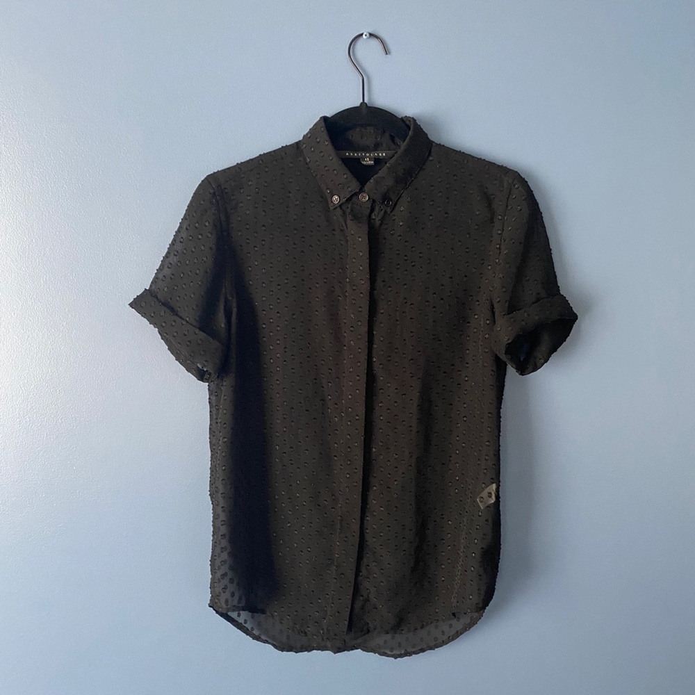 ABBEY GLASS🖤Sheer Blouse